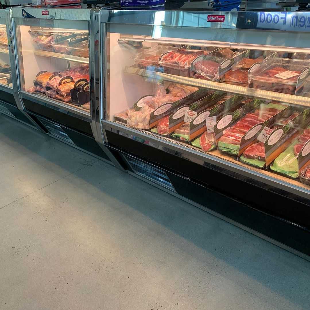 meat counter at Cason's Fine Meats