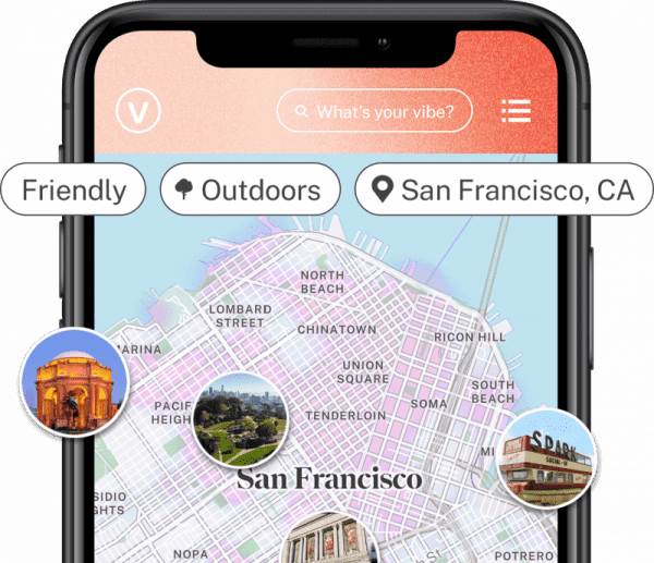 Vibemap mobile app