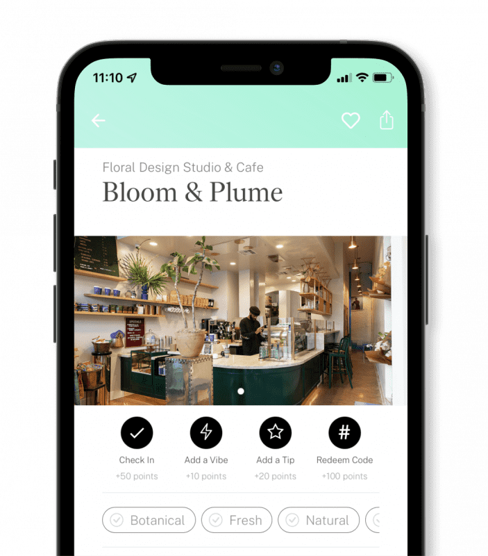 $25 for coffee at Bloom & Plume