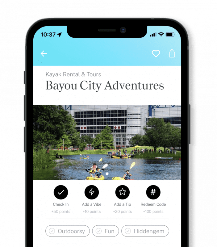 2 kayak rentals at Bayou City Adventures