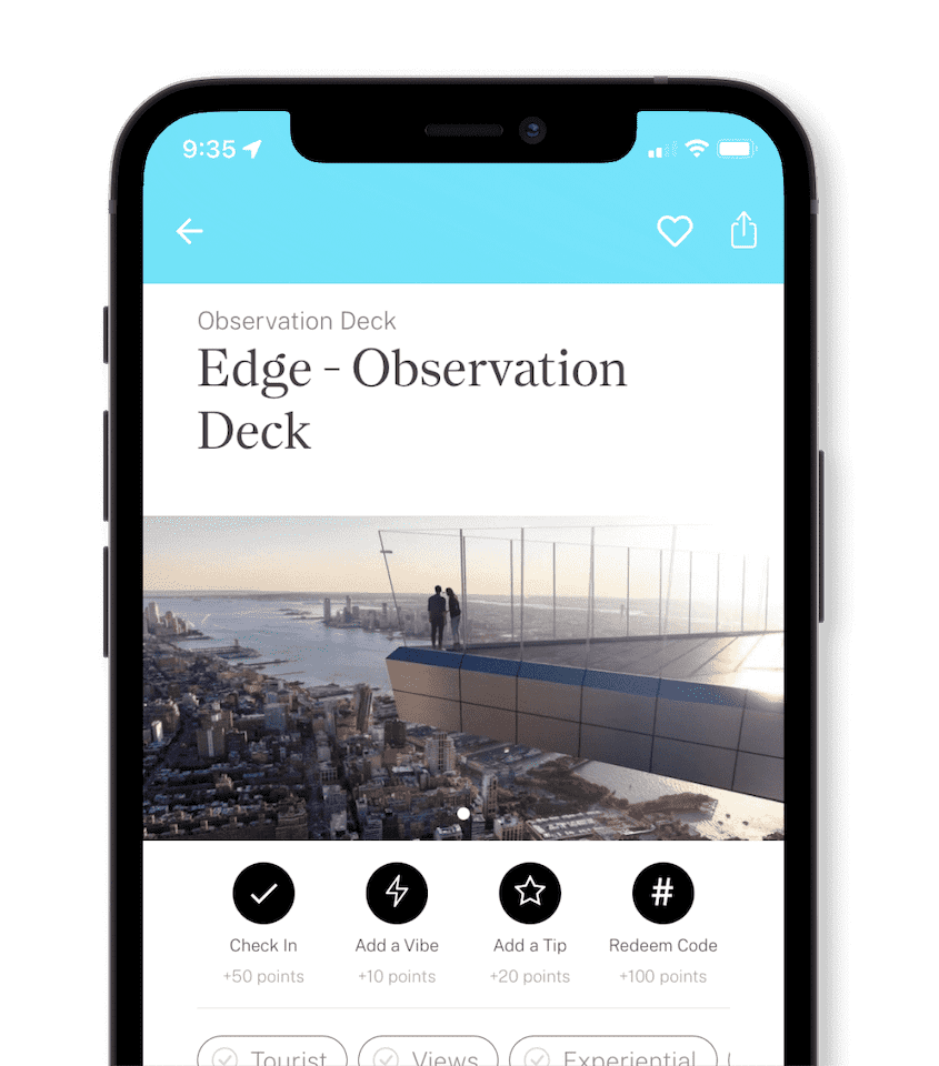 2 Tickets ($84) to see the views at Hudson Yard's Edge