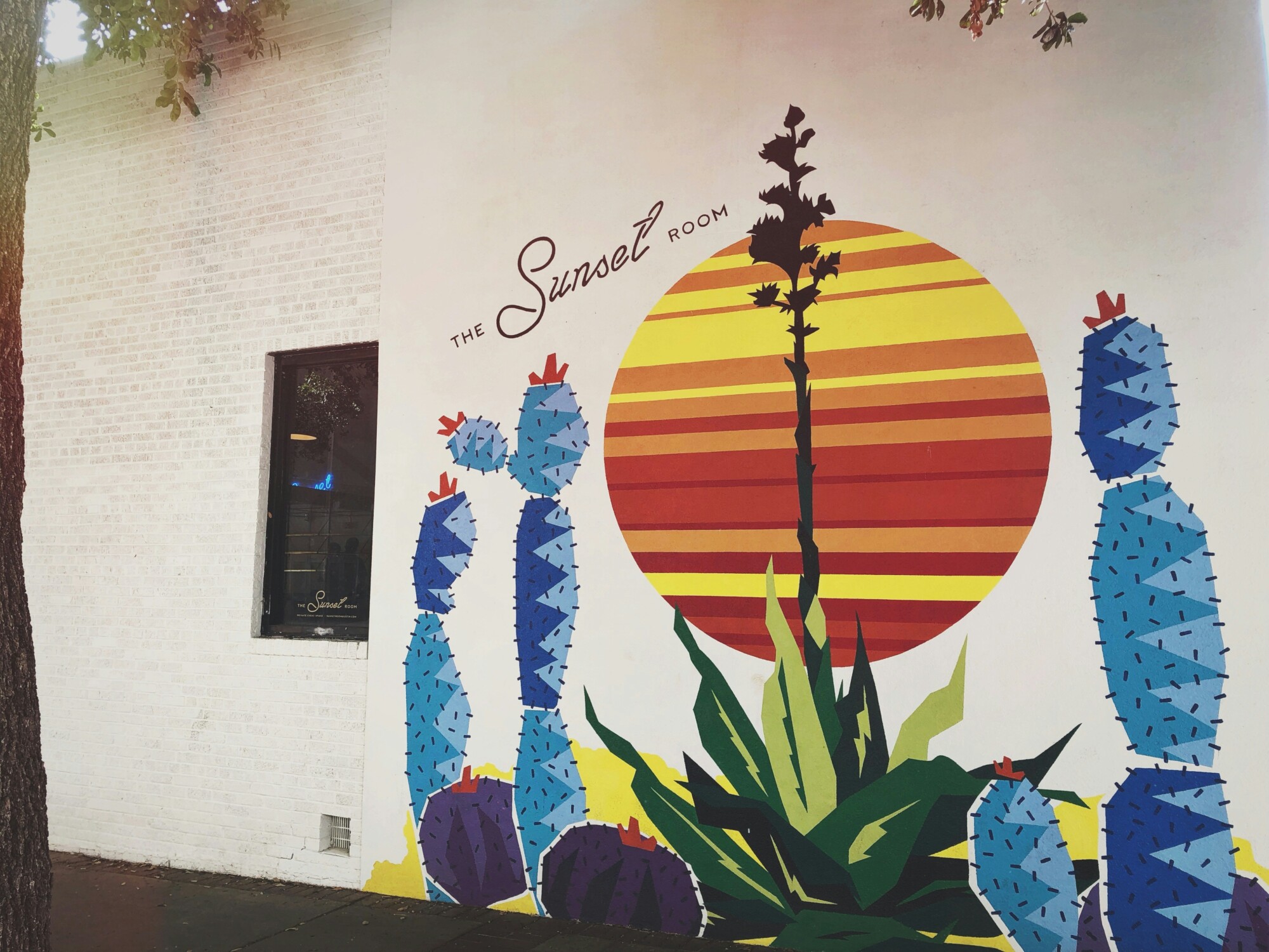 Austin sunset mural