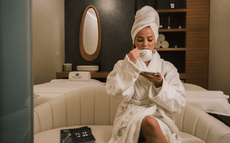 Woman at Spa
