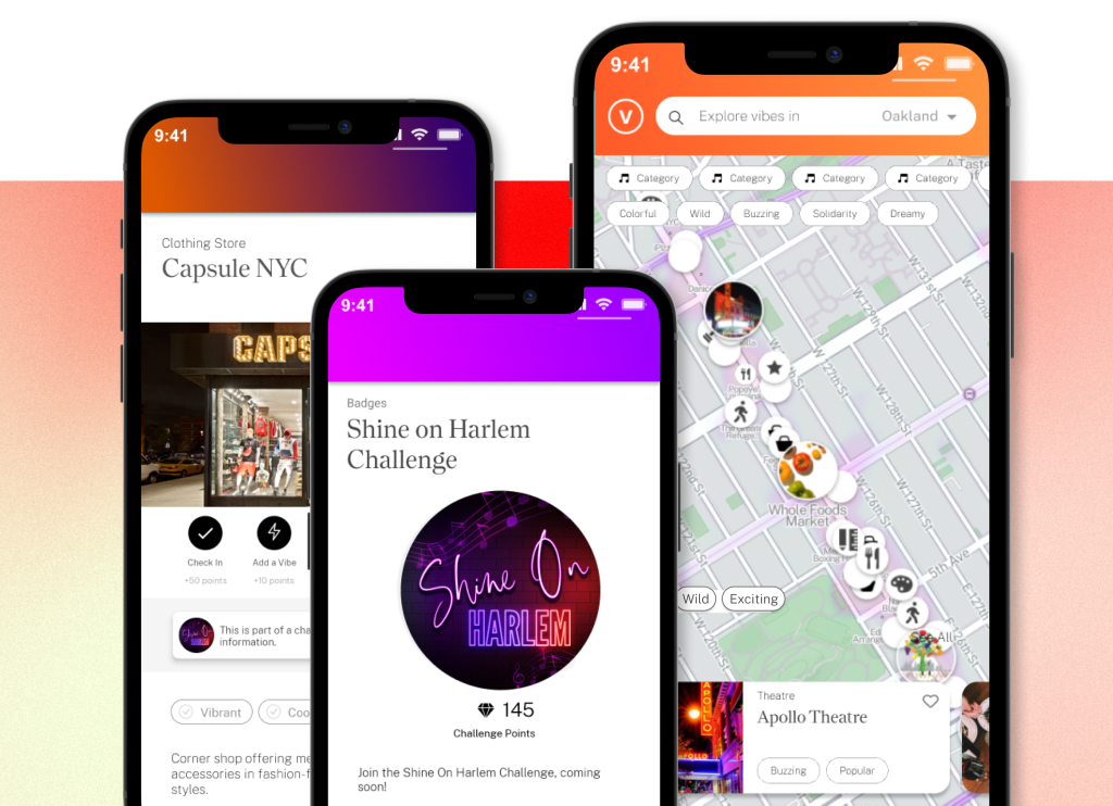 Vibemap mobile app