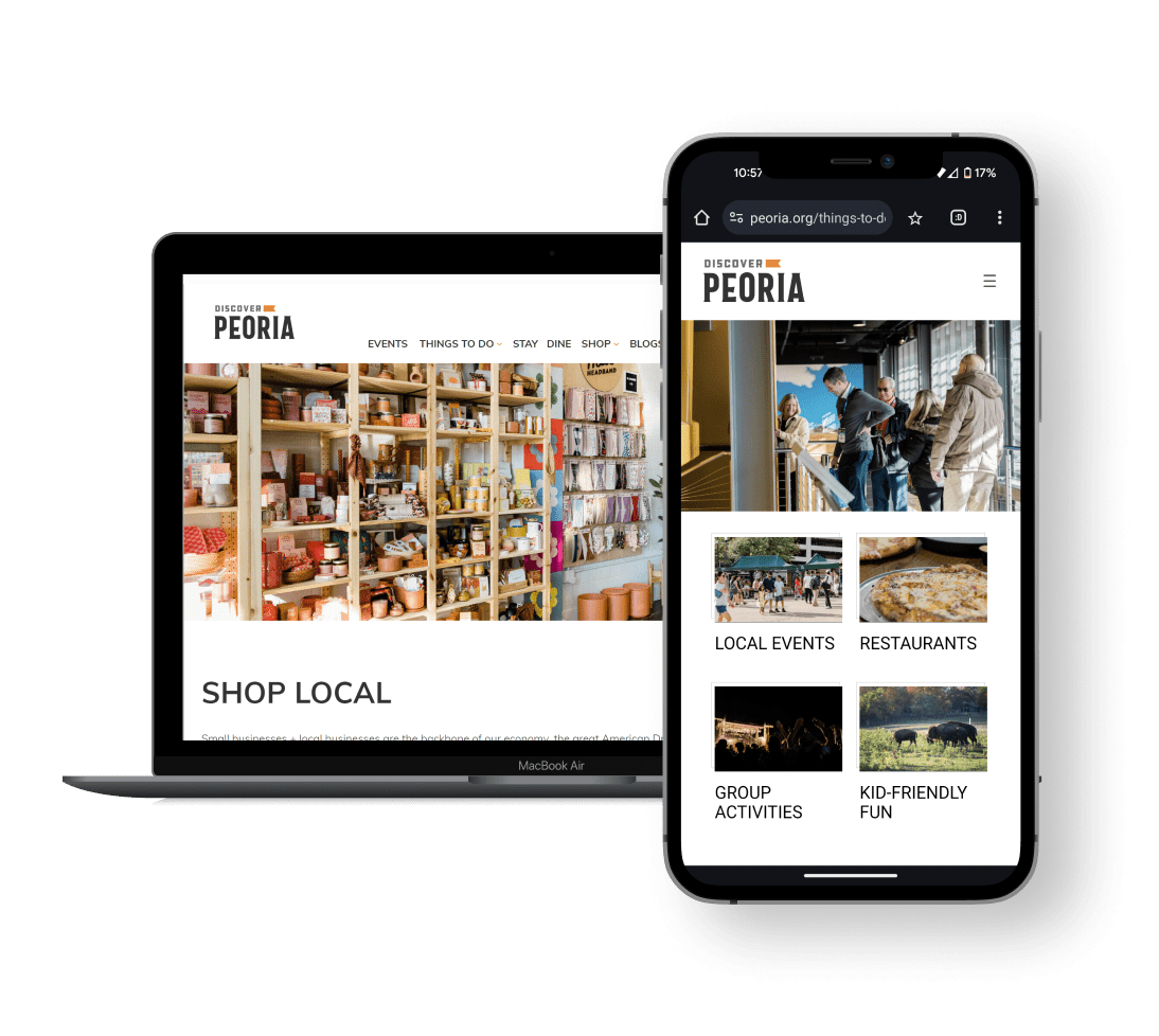 Transforming Discover Peoria's Online Presence