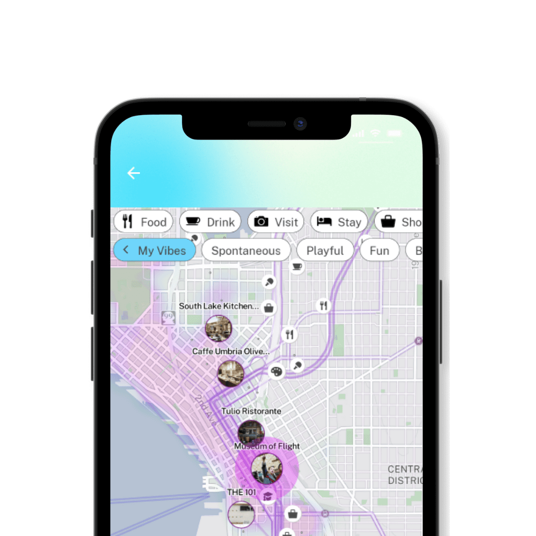 Vibemap mobile app