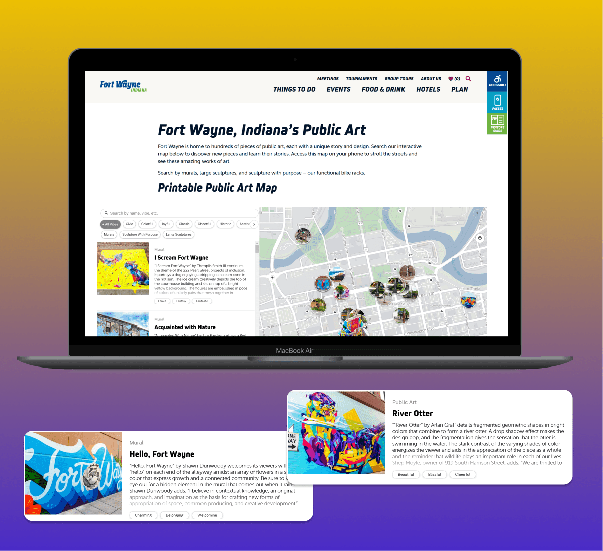 Showcasing Public Art with Custom Maps