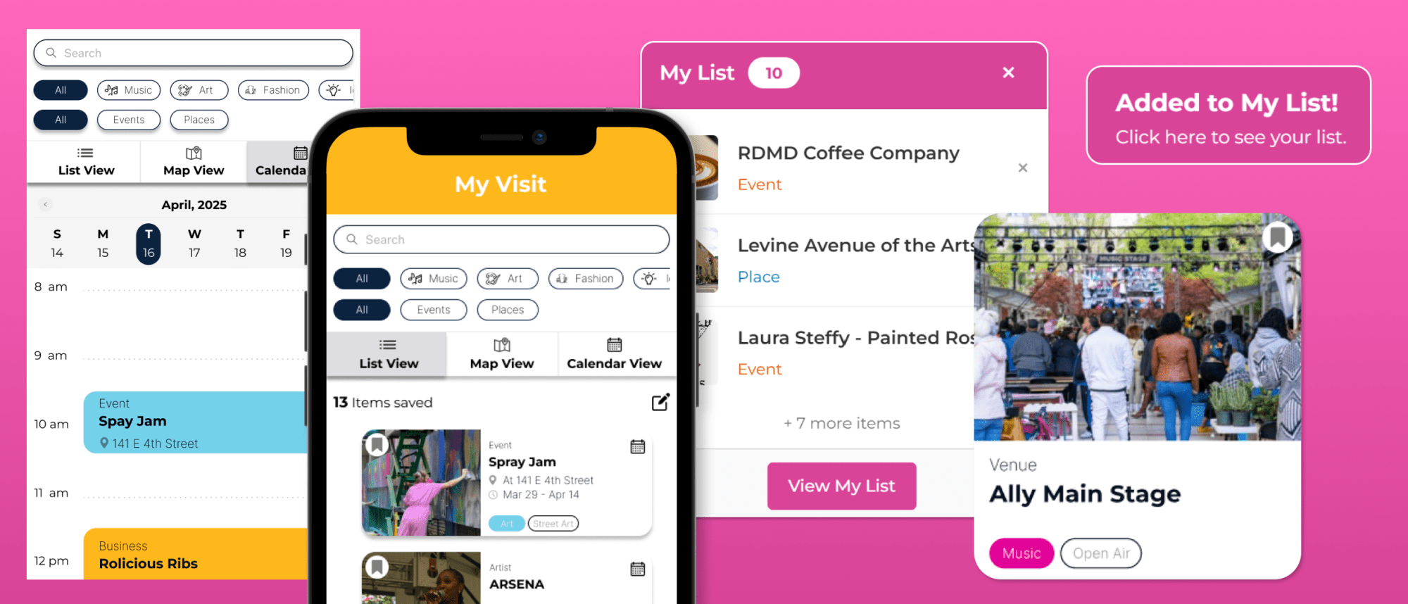 Curate Your Day with Vibemap’s New Itinerary Builder for Events, Places, and Festivals