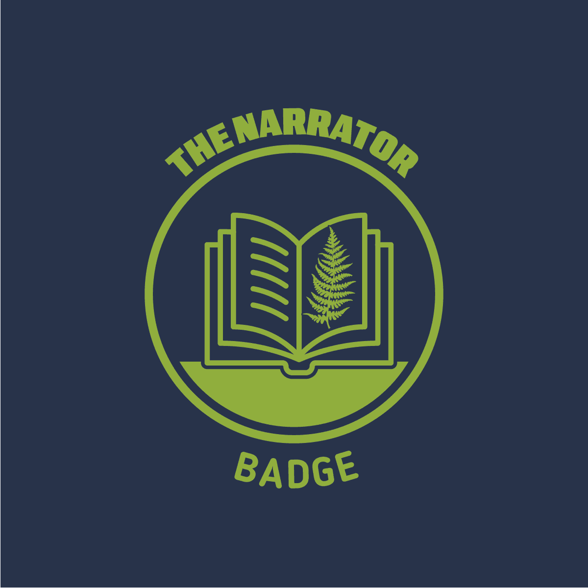 The Narrator Badge
