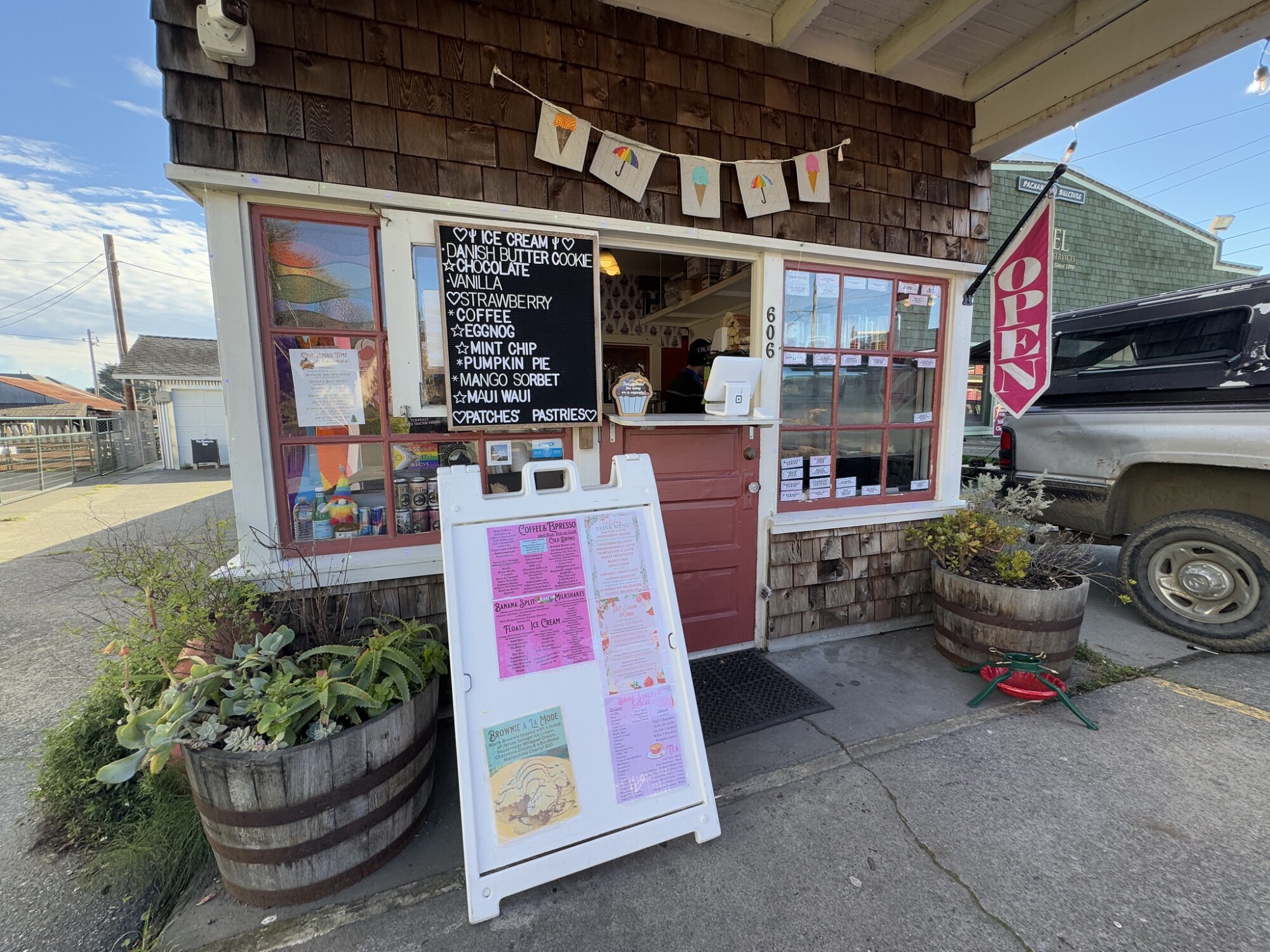 A stand in Ferndale, California