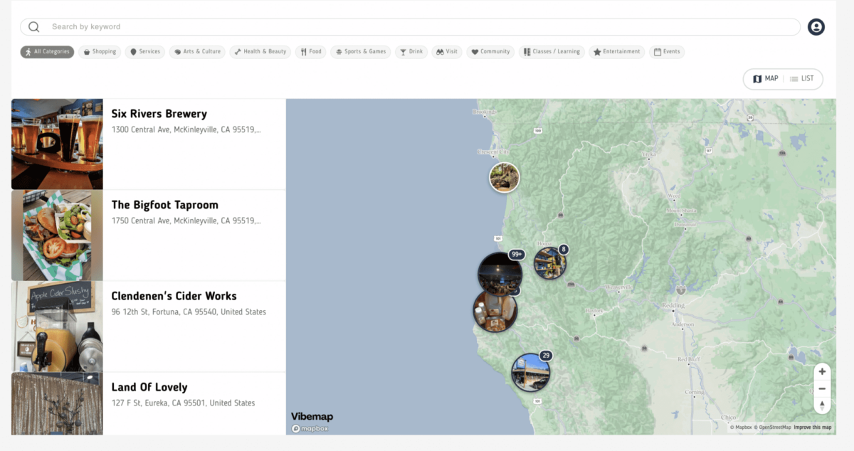 Choose Humboldt map