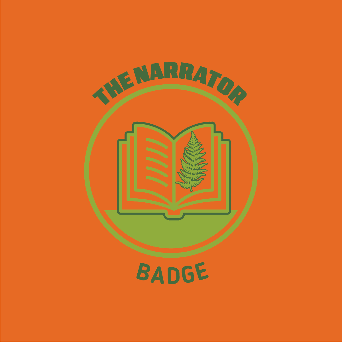 The Narrator Badge