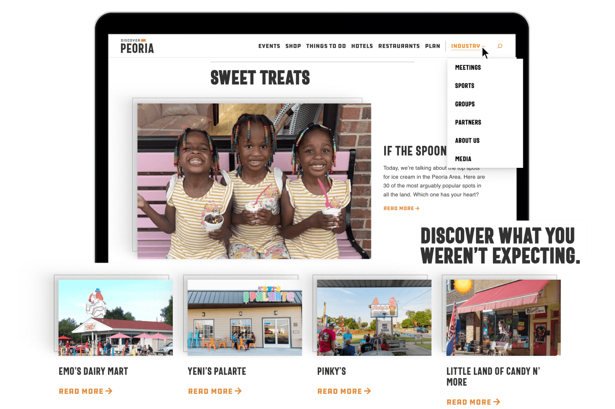 Kids holding sweet treats
