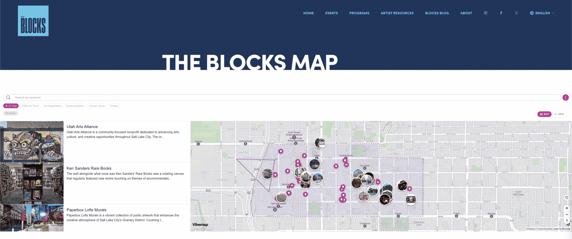 The Blocks Map